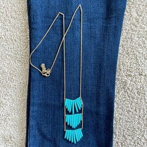 Francesca’s Long Turquoise Necklace